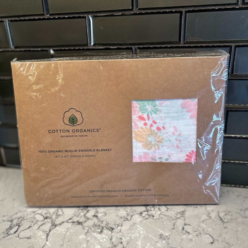 100% Organic Muslim Swaddle Blanket